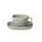 Blomus Vahlo Stoneware Coffee Cups/Saucers, Set Of 2, Mirage Grey