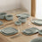 Blomus Vahlo Stoneware Dessert Plate, Moonbeam