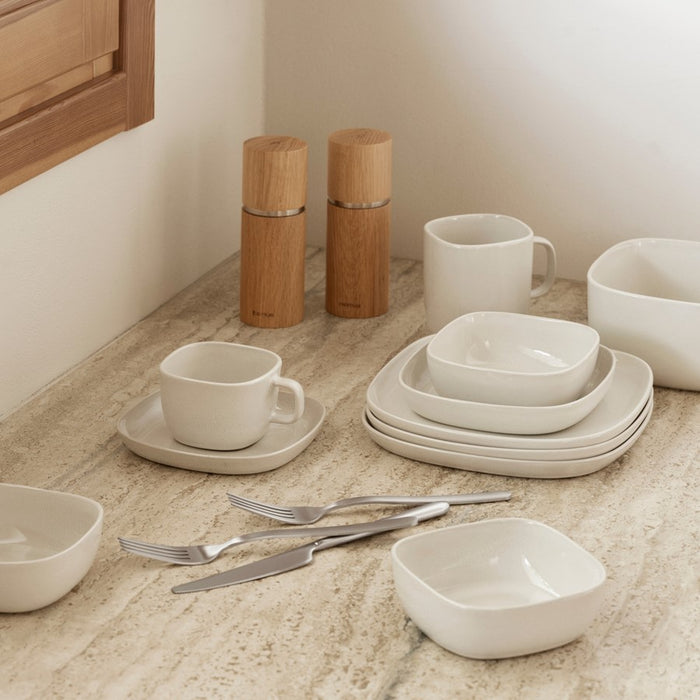 Blomus Vahlo Stoneware Dessert Plate, Moonbeam