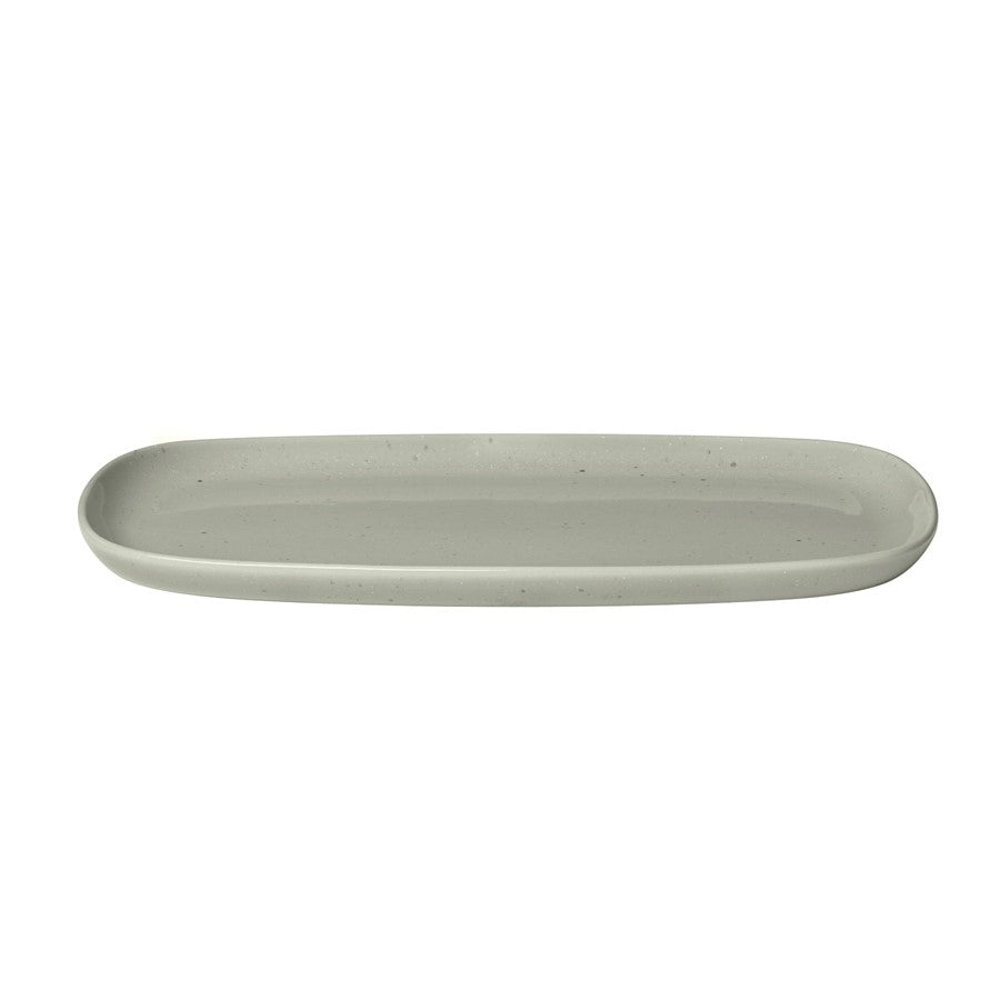 Blomus Vahlo Stoneware Serving Platter, Moonbeam - 64764