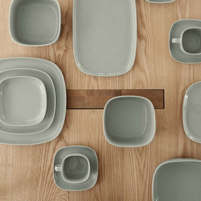 Blomus Vahlo Stoneware Serving Platter, Moonbeam