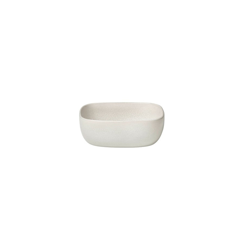 Blomus Vahlo Stoneware Shallow Bowl, Moonbeam