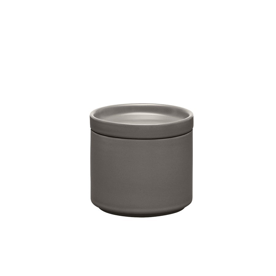 Blomus Pilar Storage Canister/1.75 Cup, Pewter - 64786