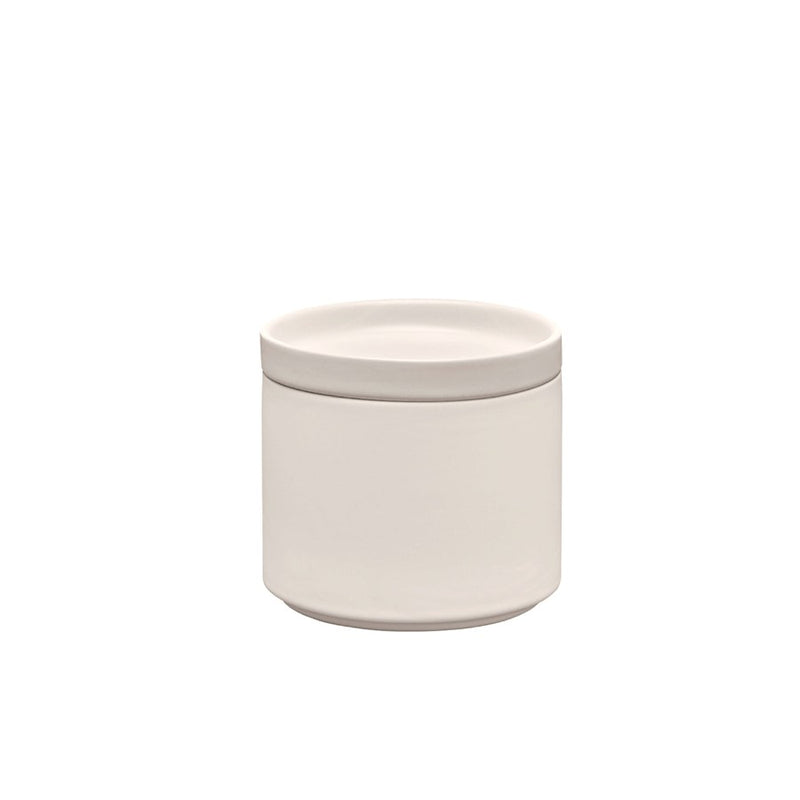 Blomus Pilar Storage Canister, 4.25 Cup, Moonbeam/Cream