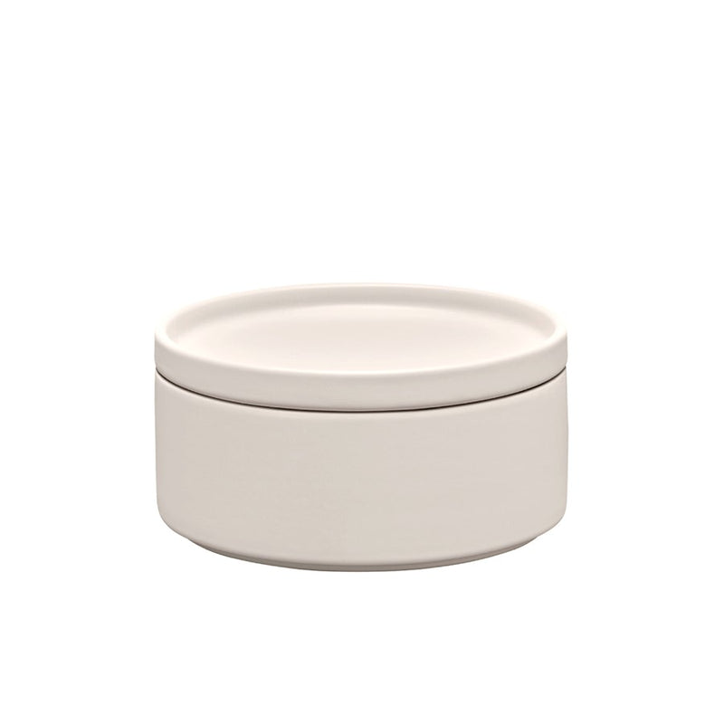 Blomus Pilar Storage Canister, 2.75 Cup, Moonbeam/Cream