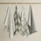 Blomus Taulo Organic Cotton Tea Towels/Set Of 2, Mourning Dove Stripes
