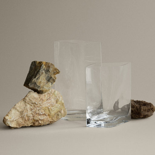 Blomus Duasis Sculptural Glass Vase, Medium