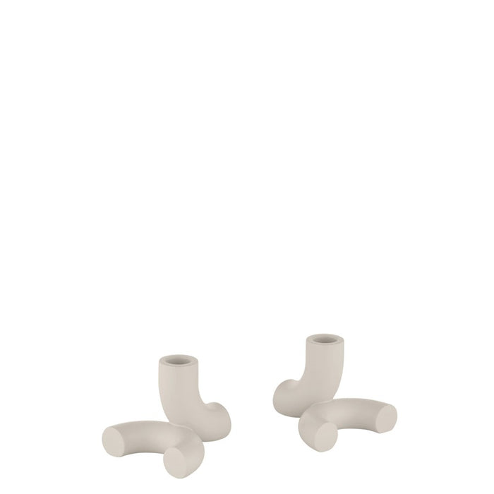 Blomus Doodle Modular Taper Candle Holder/Set Of 2, Moonbeam (Beige)