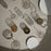 Blomus Makoto Stoneware Dessert Plate, Elephant Skin (Grey)