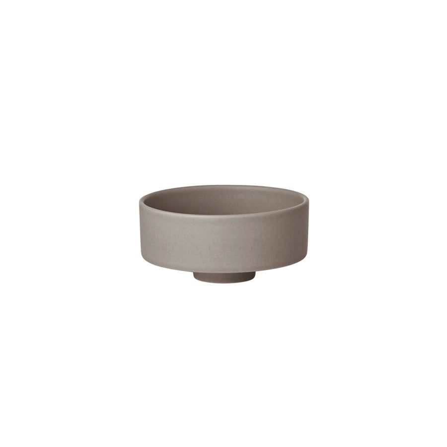 Blomus Makoto Stoneware Bowl/Small, Elephant Skin (Grey)