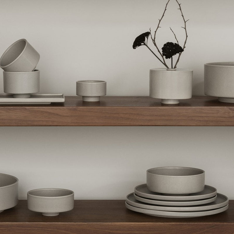 Blomus Makoto Stoneware Bowl/XS, Elephant Skin (Grey)