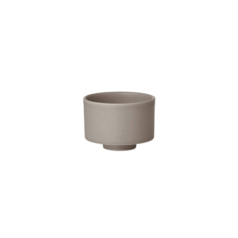Blomus Makoto Stoneware Teacup/9.5Oz, Elephant Skin (Grey)