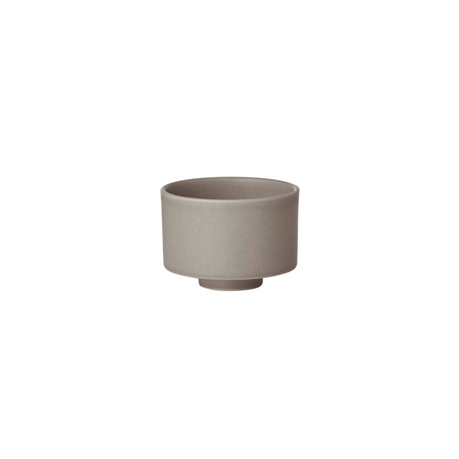 Blomus Makoto Stoneware Teacup/9.5Oz, Elephant Skin (Grey)