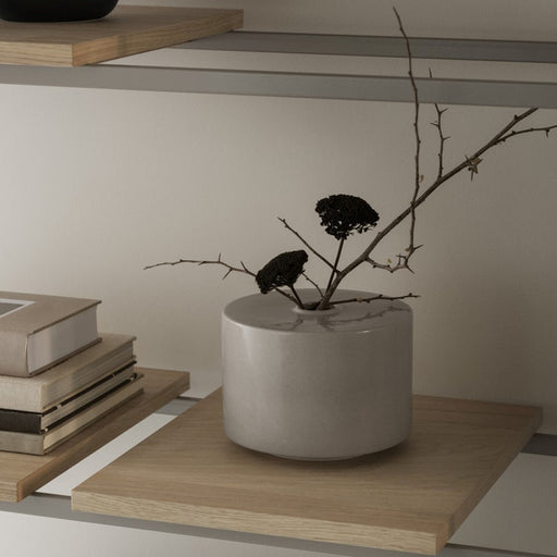 Blomus Makoto Japanese Vase/Medium, Moonbeam (Beige)