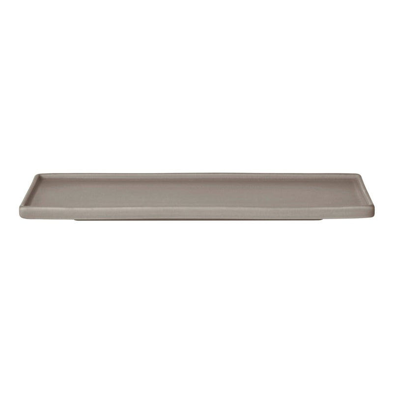 Blomus Makoto Stoneware Serving Plate, Elephant Skin (Grey)