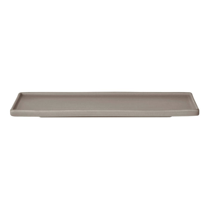 Blomus Makoto Stoneware Serving Plate, Elephant Skin (Grey)