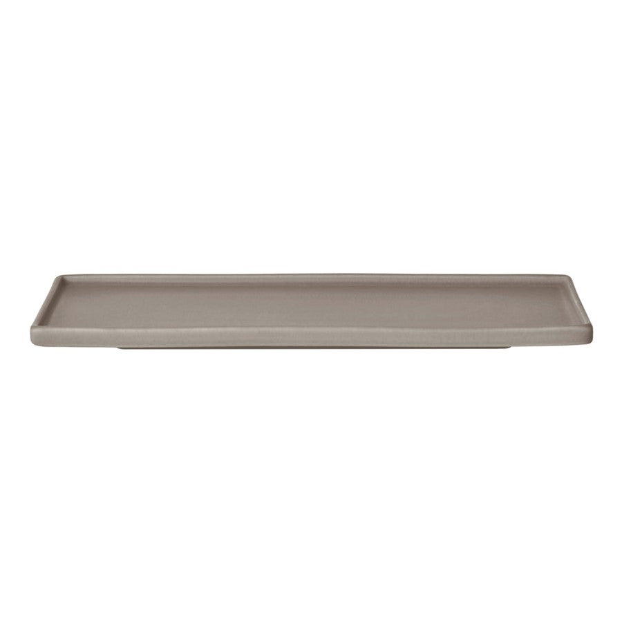 Blomus Makoto Stoneware Serving Plate, Elephant Skin (Grey)