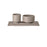 Blomus Makotostoneware Tray/Saucer, Elephant Skin (Grey)