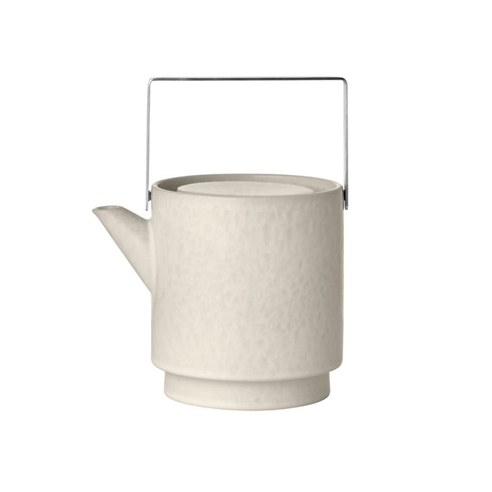 Blomus Makoto Stoneware Teapot, Moonbeam (Beige)