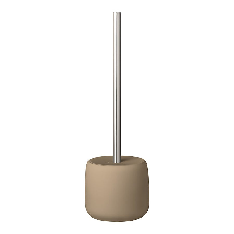 Blomus Sono Plunger With Decorative Holder, Tan