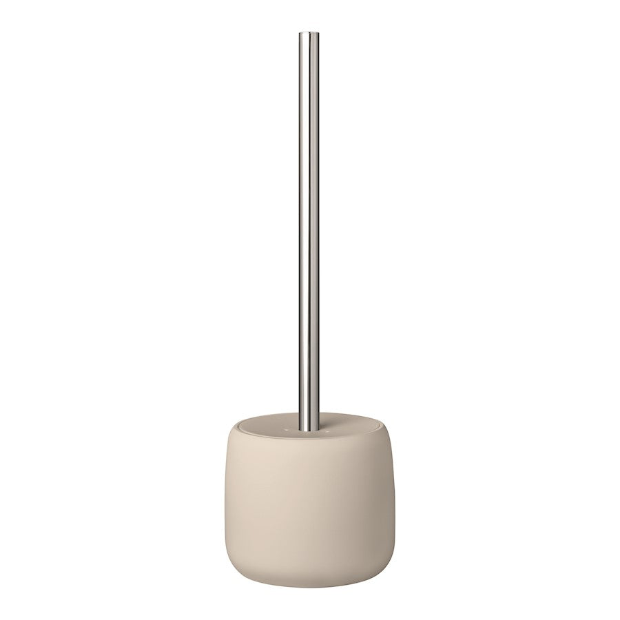 Blomus Sono Plunger With Decorative Holder, Moonbeam (Cream) - 65117