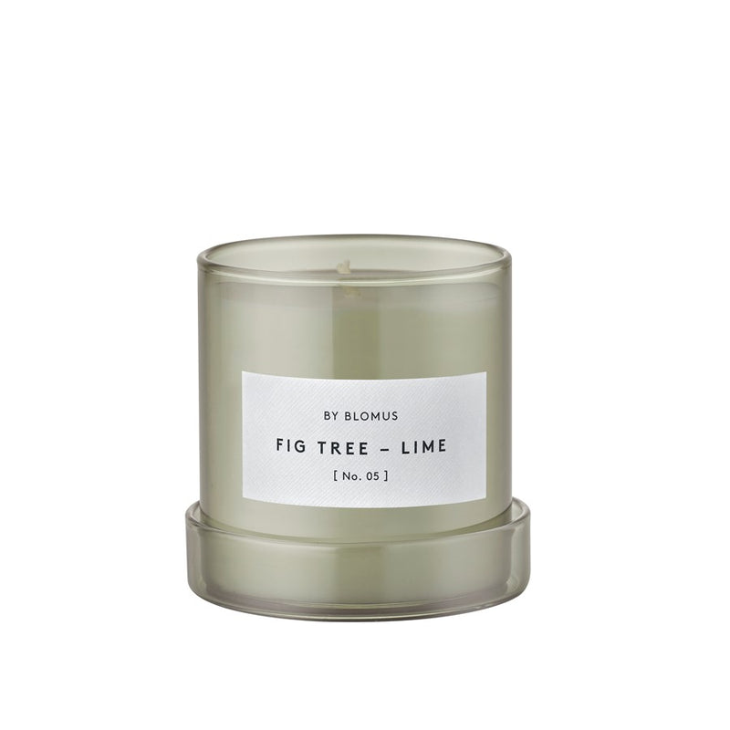 Blomus Valoa Scented Candle In Glass, Fig Tree/Lime Fragrance/Small