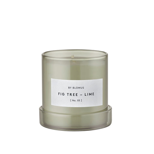 Blomus Valoa Scented Candle In Glass, Fig Tree/Lime Fragrance/Small