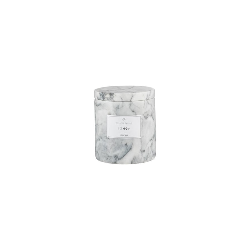 Blomus Frabli Scented Candle/Marble Small Container, Tonga Fragrance