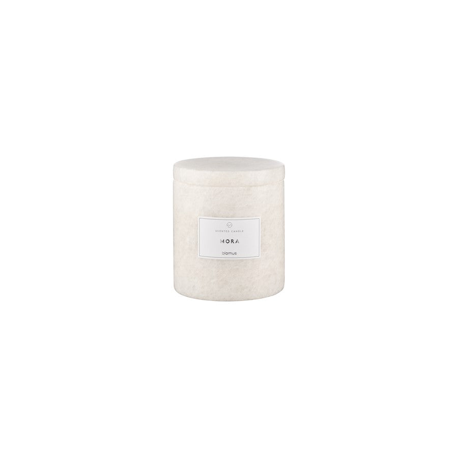 Blomus Frabli Scented Candle/Marble Small Container, Mora Fragrance - 65453