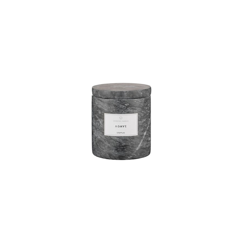 Blomus Frabli Scented Candle/Marble Small Container, Agave Fragrance