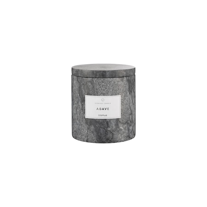 Blomus Frabli Scented Candle/Marble Large Container, Agave Fragrance - 65456