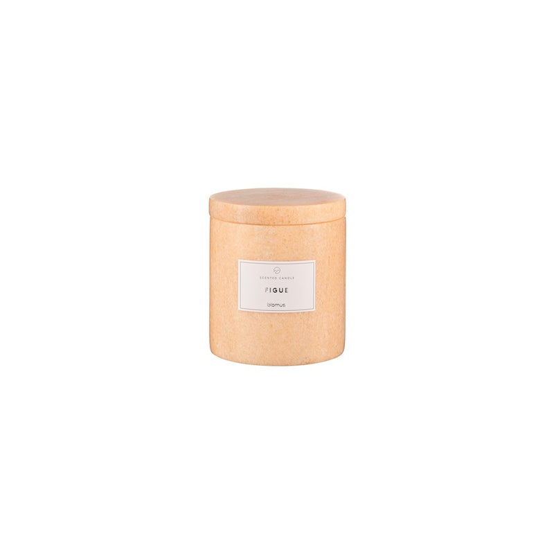Blomus Frabli Scented Candle/Marble Small Container, Fig Fragrance