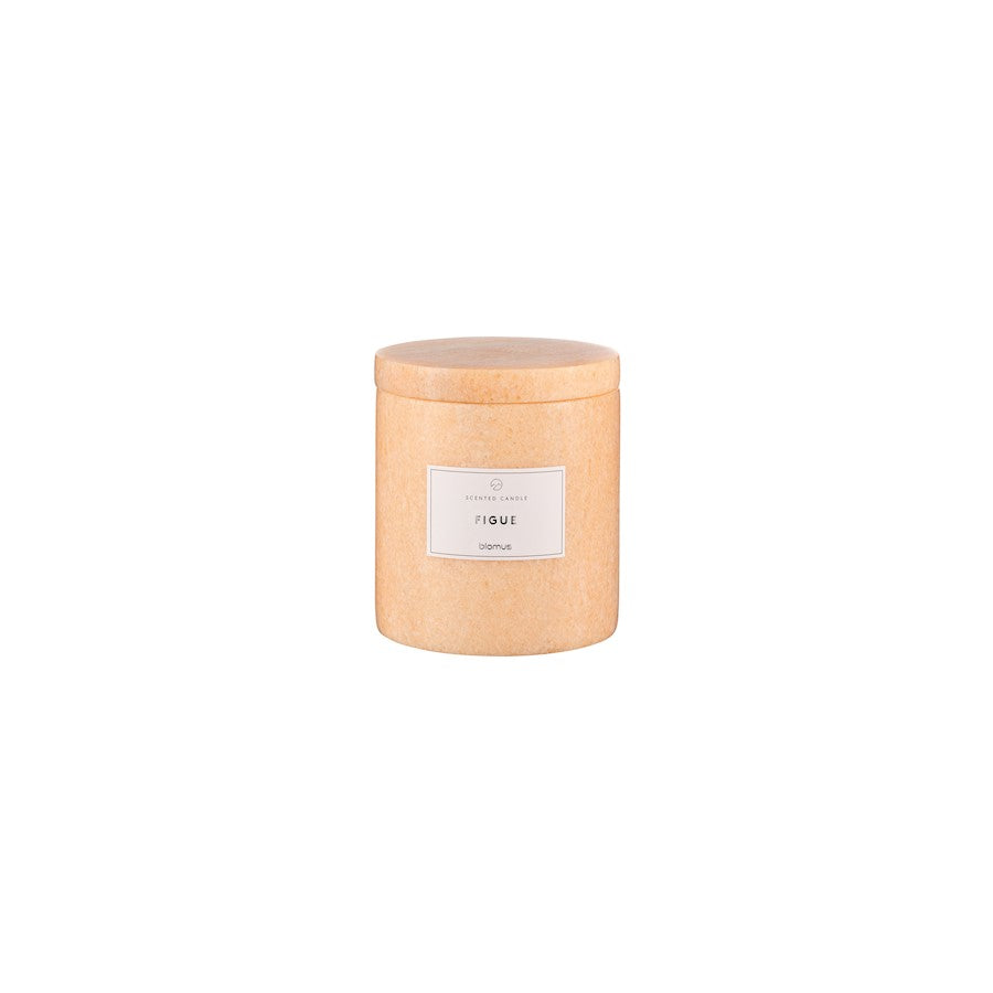 Blomus Frabli Scented Candle/Marble Small Container, Fig Fragrance - 65457