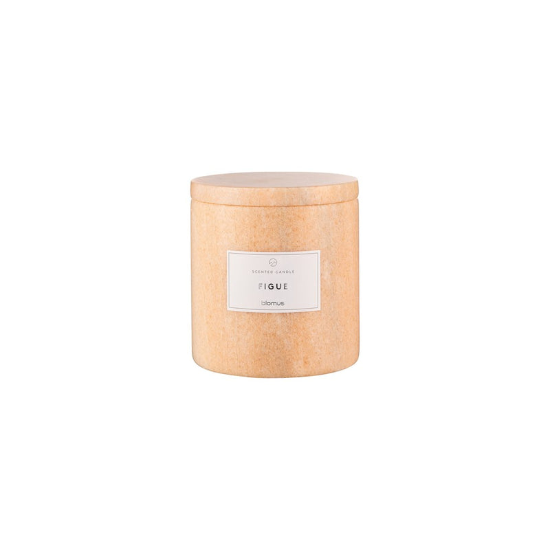 Blomus Frabli Scented Candle/Marble Large Container, Fig Fragrance