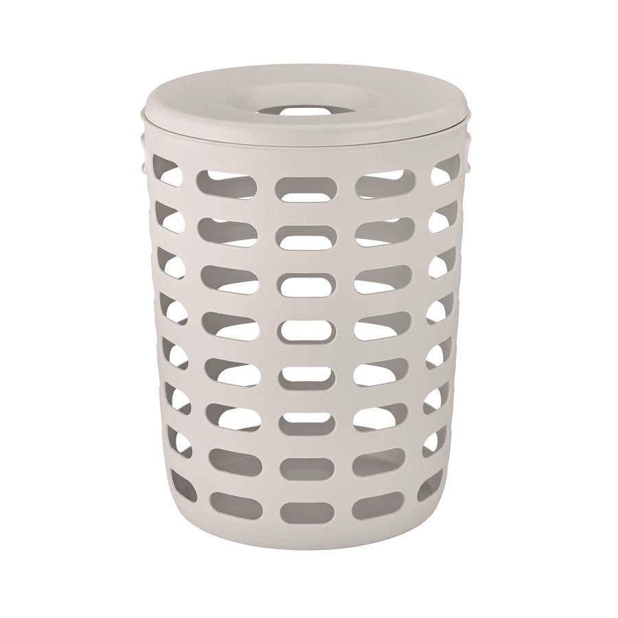 Blomus Korie Laundry Basket/Lid, Moonbeam (Beige)