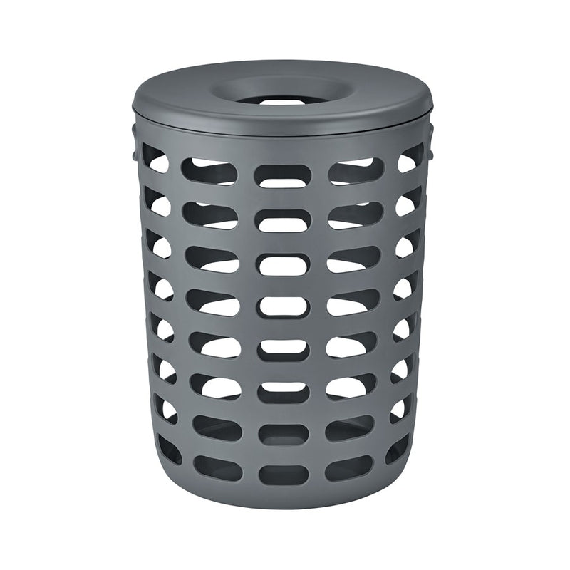 Blomus Korie Laundry Basket/Lid, Magnet (Charcoal)