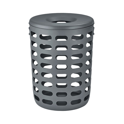 Blomus Korie Laundry Basket/Lid, Magnet (Charcoal) - 65480
