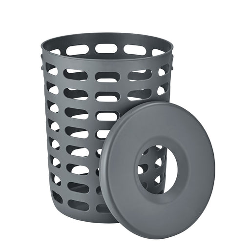 Blomus Korie Laundry Basket/Lid, Magnet (Charcoal)