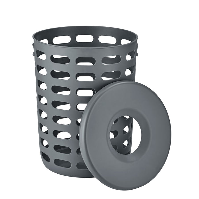 Blomus Korie Laundry Basket/Lid, Magnet (Charcoal)
