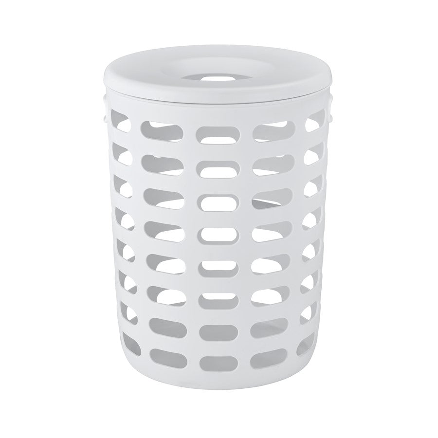 Blomus Korie Laundry Basket/Lid, White