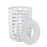Blomus Korie Laundry Basket/Lid, White