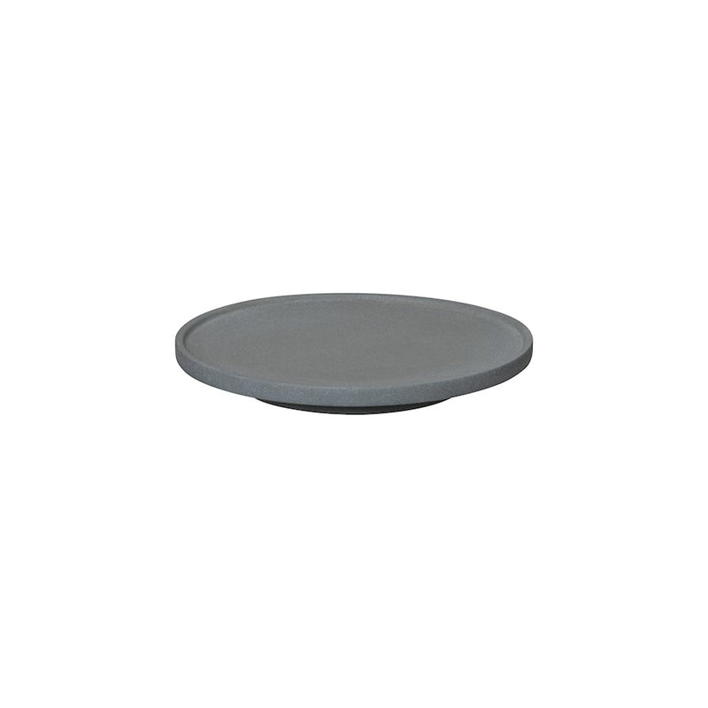 Blomus Creto Concrete Round Tray, Magnet (Charcoal)