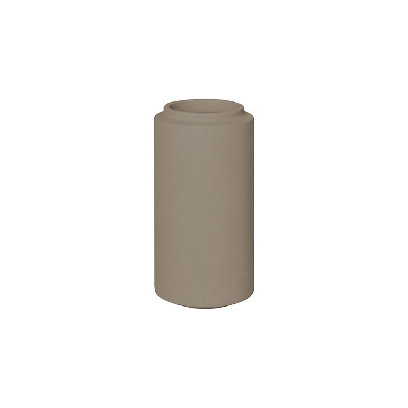 Blomus Creto Concrete Bathroom Tumbler, Mourning Dove