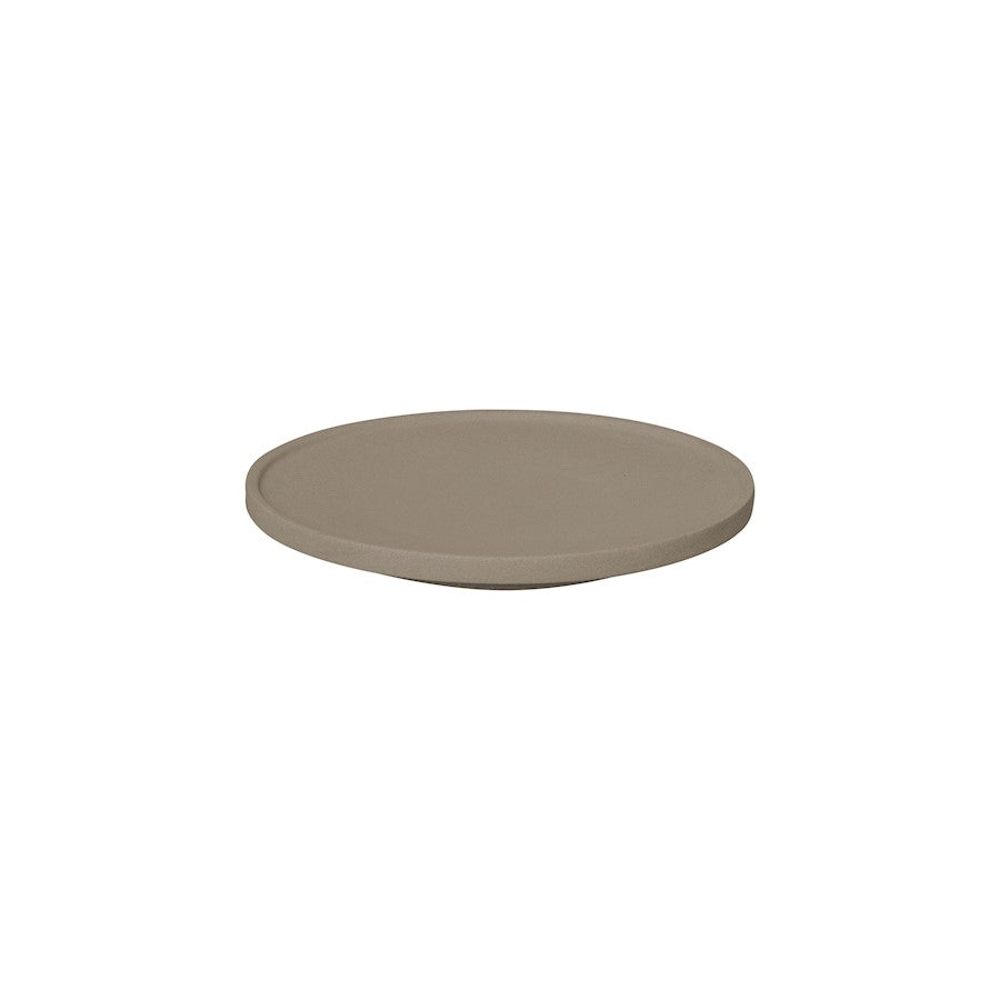 Blomus Creto Concrete Round Tray, Mourning Dove - 65506