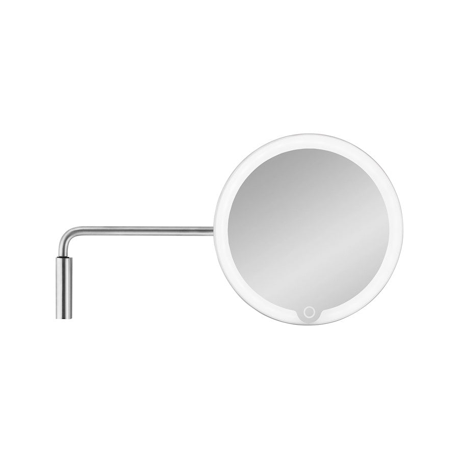 Blomus Modo LED Wall-Mounted Vanity Mirror, Brushed Stainless