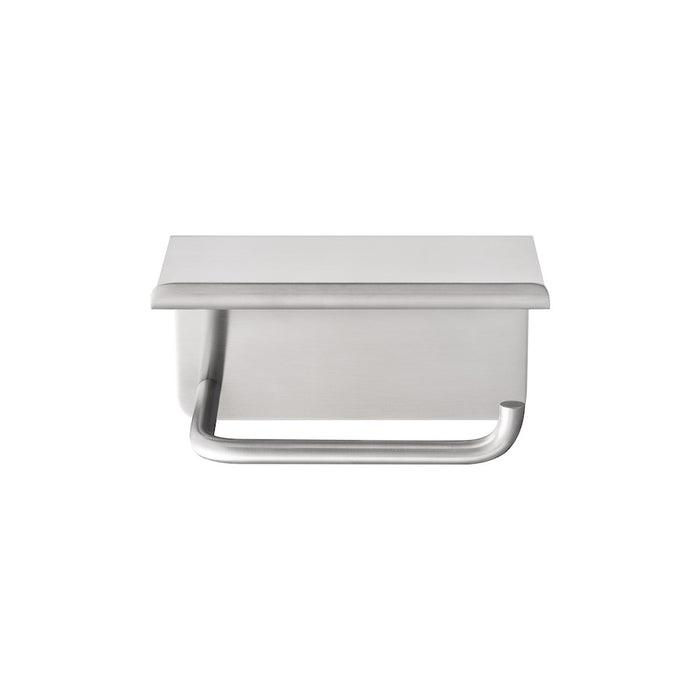 Blomus Modo Wall Mounted Toilet Paper Holder/Tray, Brushed Stainless