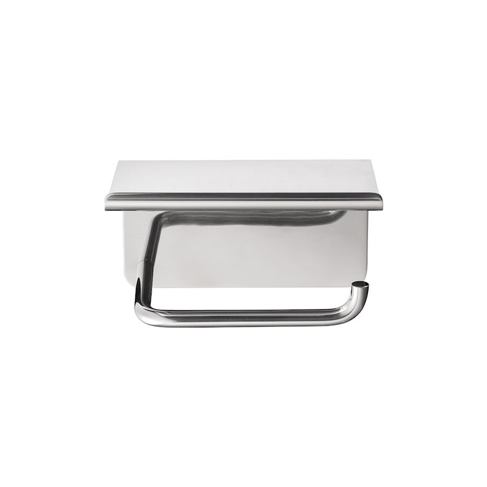 Blomus Modo Wall Mounted Toilet Paper Holder/Tray, Polished Stainless