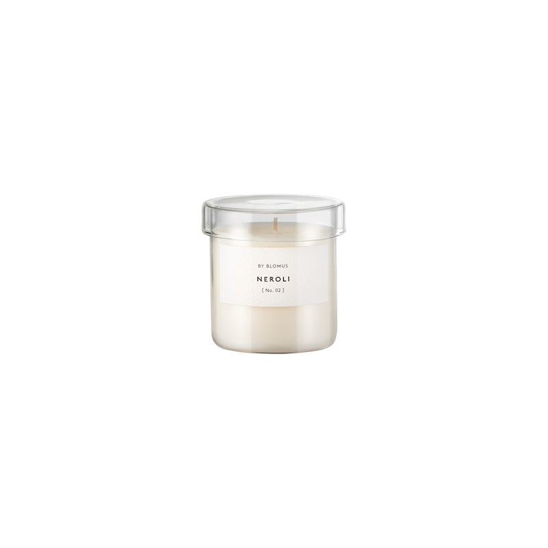 Blomus Valoa Scented Candle, Glass Container, Neroli Fragrance, Small