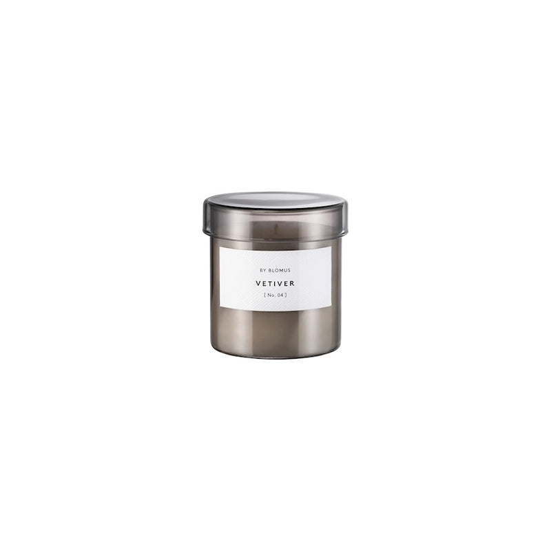 Blomus Valoa Scented Candle, Glass Container, Vetiver Fragrance, Small