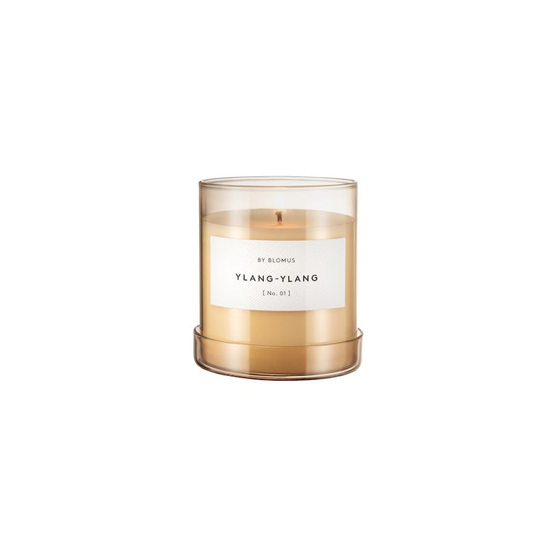 Blomus Valoa Scented Candle, Glass Container, Ylang-Ylang, Large